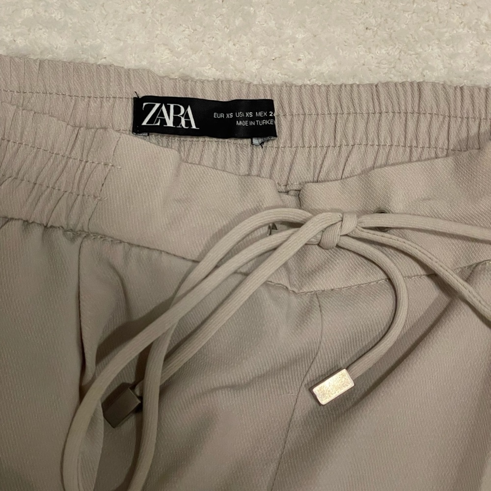 Used once Zara trouser beige